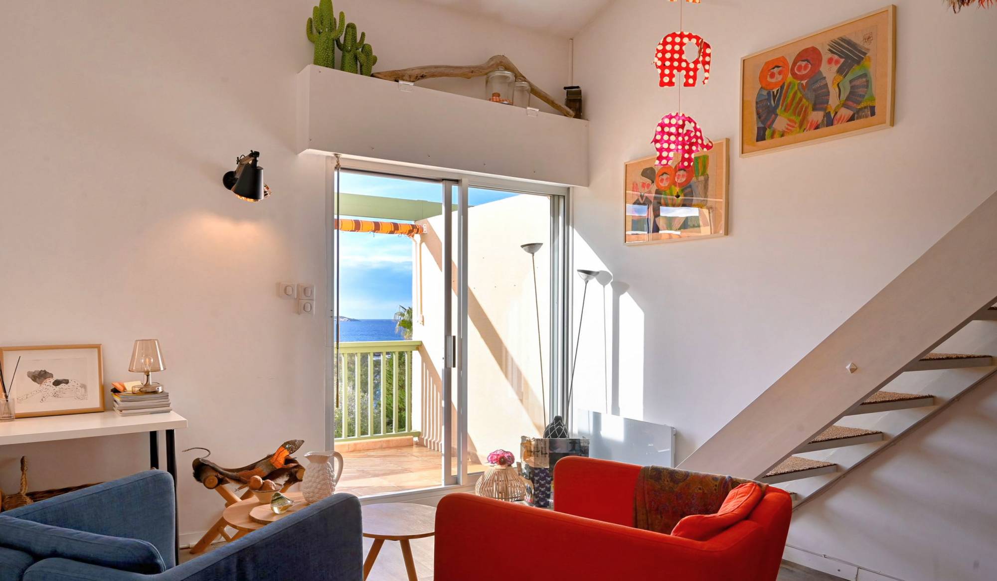 Appartement duplex en vente face à la plage de Portissol et sa Baie